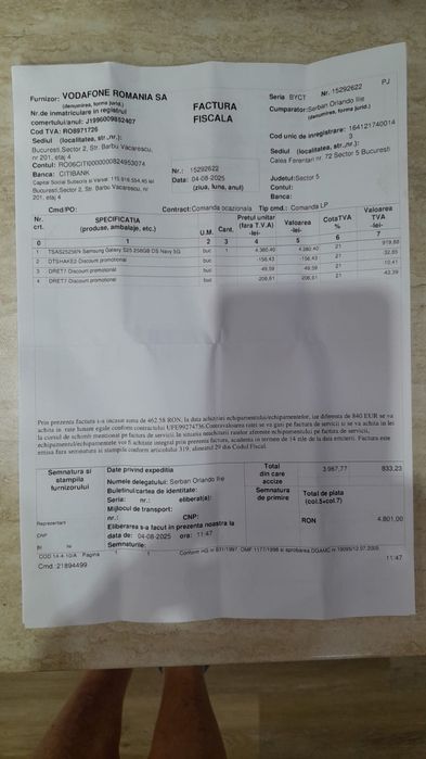 Telefon Samsung S25 Navy