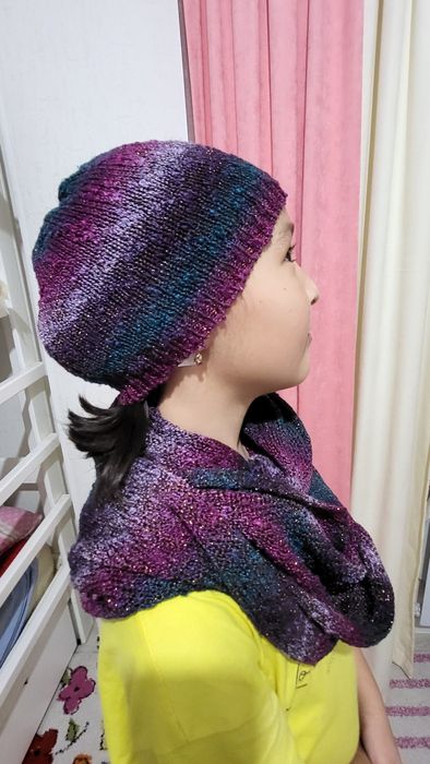 Шапочки с шарфом