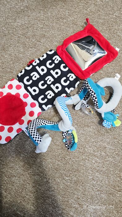 Jucarii bebe Canpol, spirala carut, oglinda