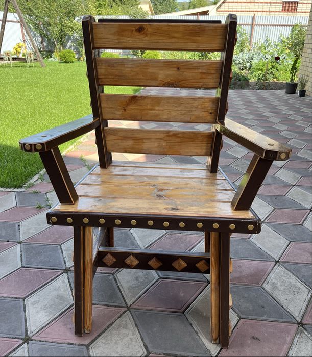 Стул деревянный, самодельный