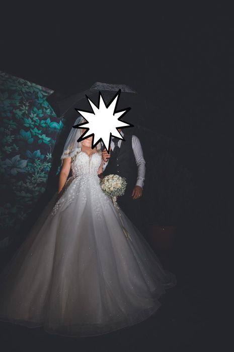 Rochie de mireasa+Costum de ginere