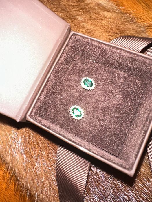 Cercei Aur Teilor piartra zirconiu