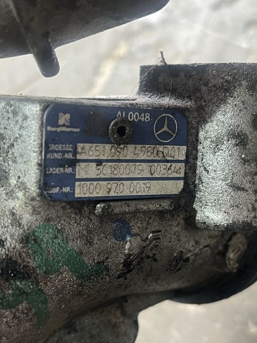 Turbo bi turbo mercedes 2,2 d euro 5