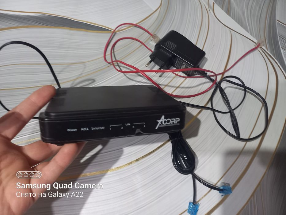 Adsl модем в рабочем состоянии