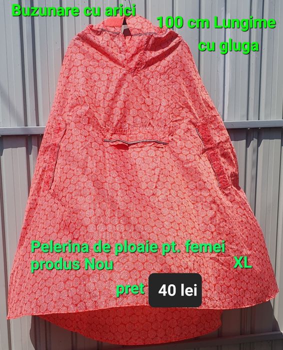 Pelerina de ploaie/vant XL / noua