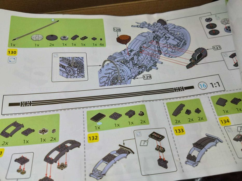 NOU compatibil lego technic MOTO CJ750 atas sasiu