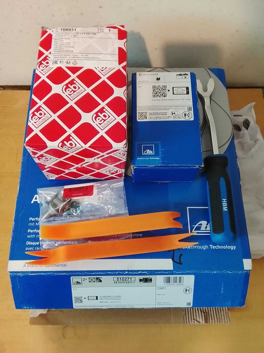 Mini R50,R53 - Дискове и накладки ATE, Резервна гума, Горивен филтър