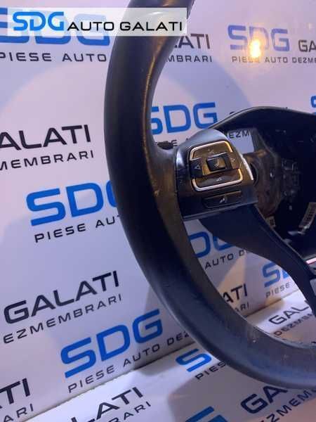 Volan Piele cu Padele si Comenzi VW CC 2012 - 2017 Cod 3C8959537D 3C8419091BF [L8145]