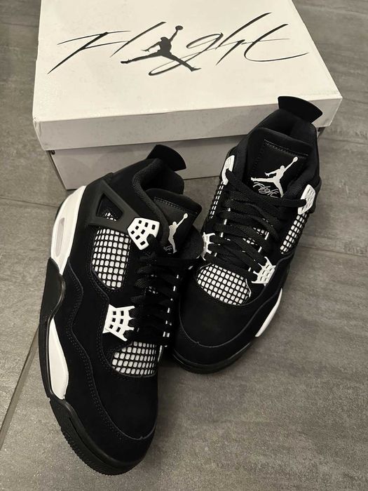 %REDUCERE% Air Jordan 4 White Thunder Ediție Limtată -Verificare Colet