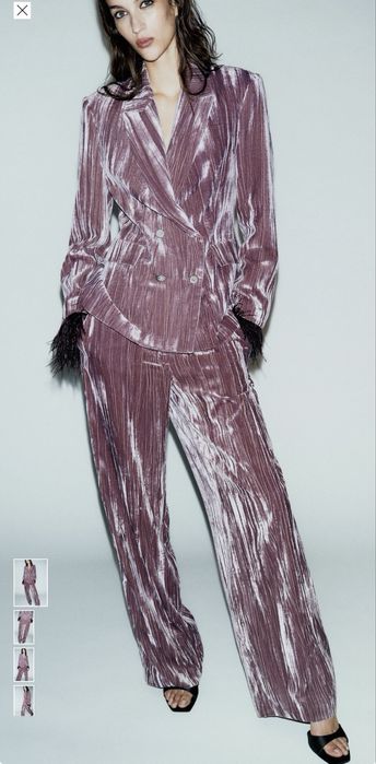Комплект сако и панталон с пера Зара