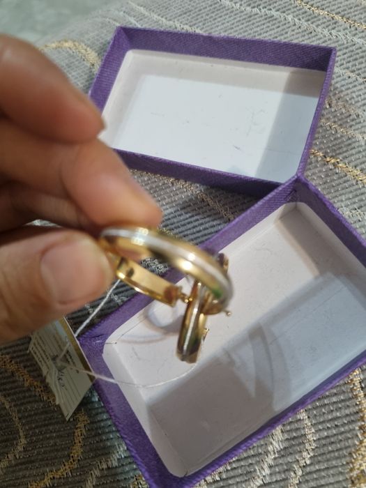 Золотые серьги, сережки