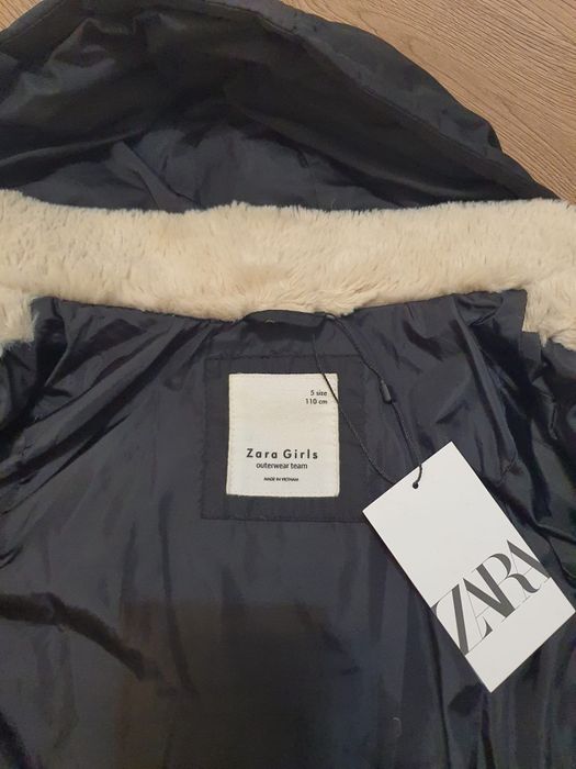 Geaca zara fete super cocheta vârstă 3-5 ani nu guess nu Tommy nu nike