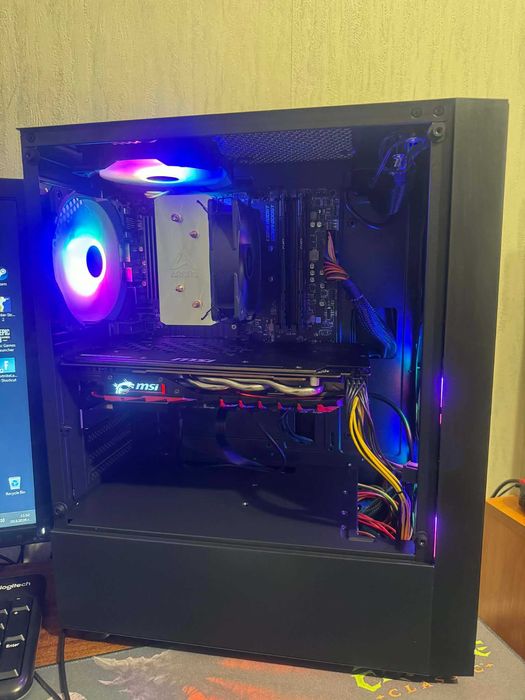 Компютър Ryzen 7 3700X / GTX 1060 6GB / 16GB RAM / 256 SSD / 1TB HDD