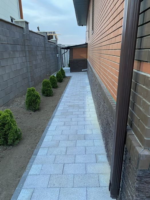 Укладка брусчатки