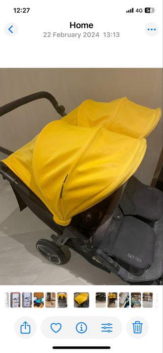 Детска количка за близнаци Monster