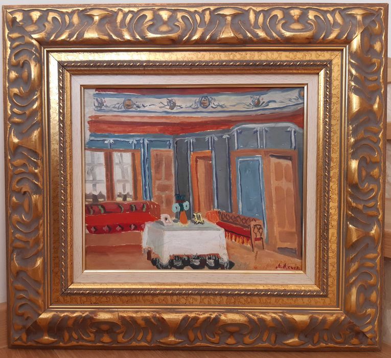 Стара картина - "Възрожденска стая"