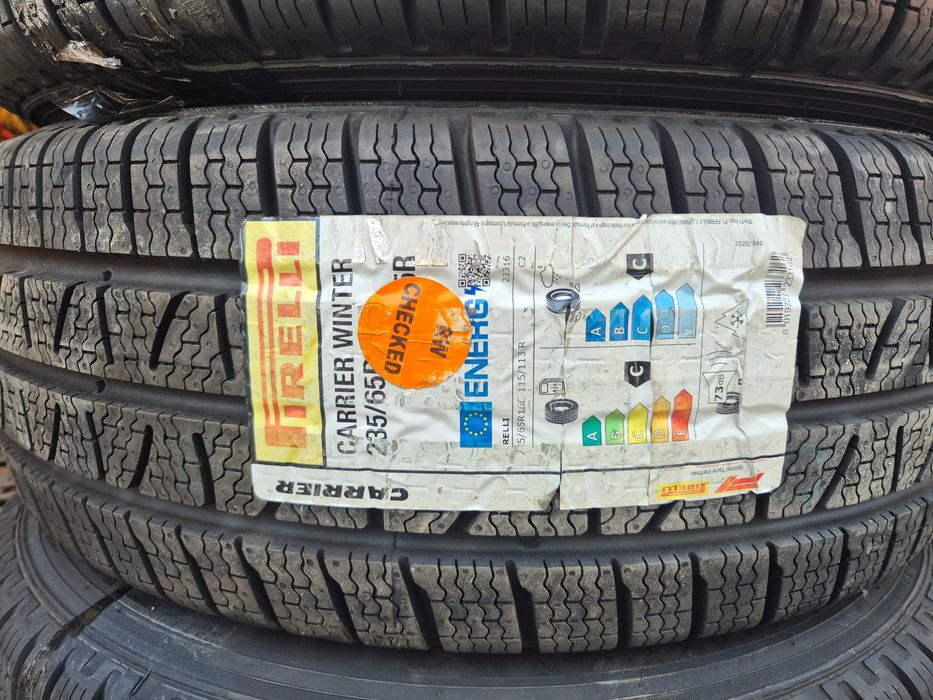 4 Anvelope M+S IARNA - 235/65/16C - PIRELLI Carrier - NOU - DOT 2021 !
