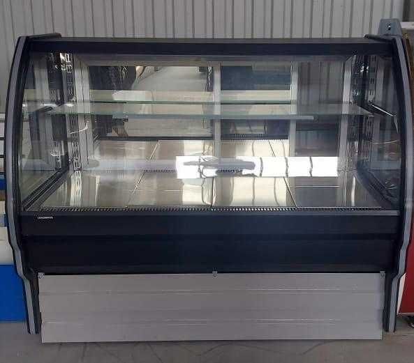 Продам Витринный холодильник серого цвета, Б/у