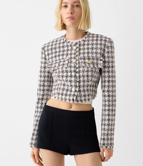 Яке от буке в син цвят HM