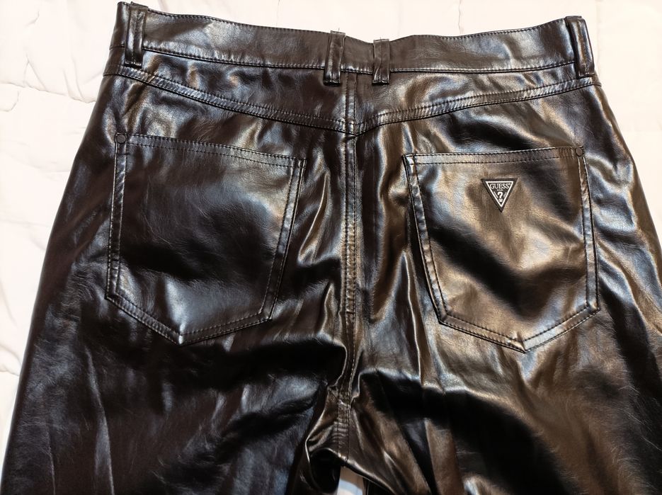 Guess Нов дамски кожен панталон