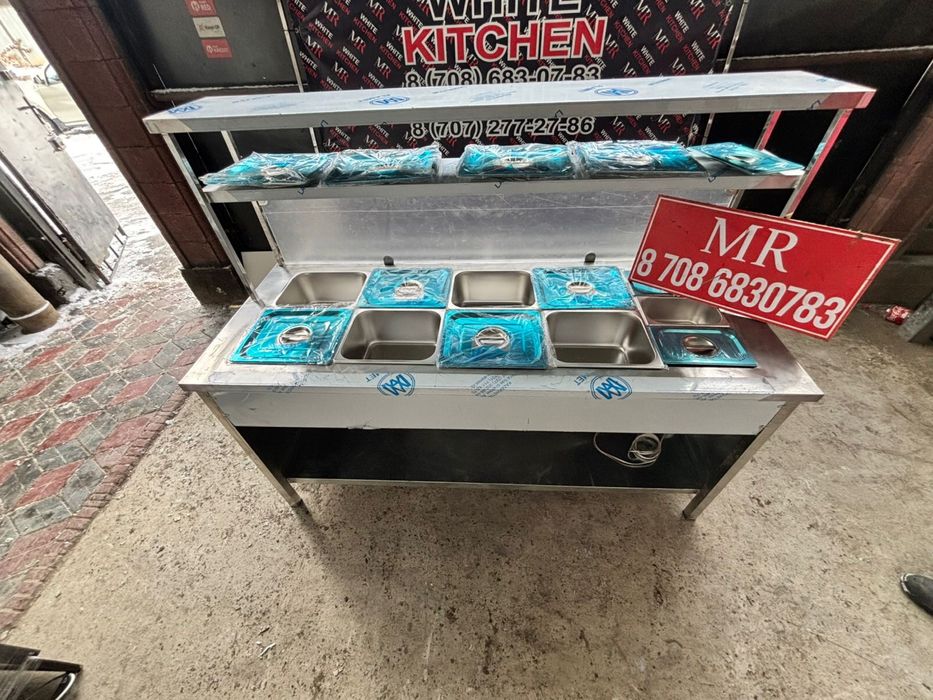 Линии раздачи мармиты столы саладетто