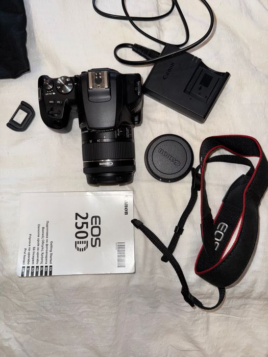 DSLR фотоапарат CANON EOS 250D
18-55 IS 24.1 MPX, WI-FI