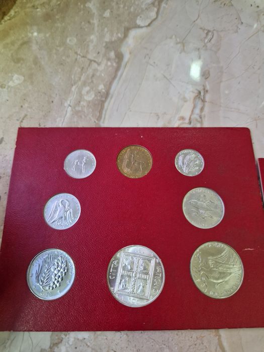 2 броя сет монети Ватикана+сребро