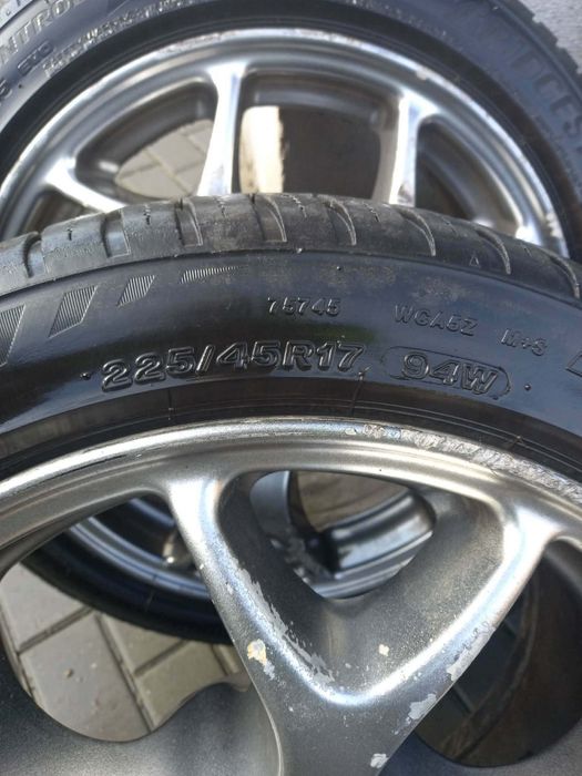 Джанти 5х100 със зимни гуми 17цола