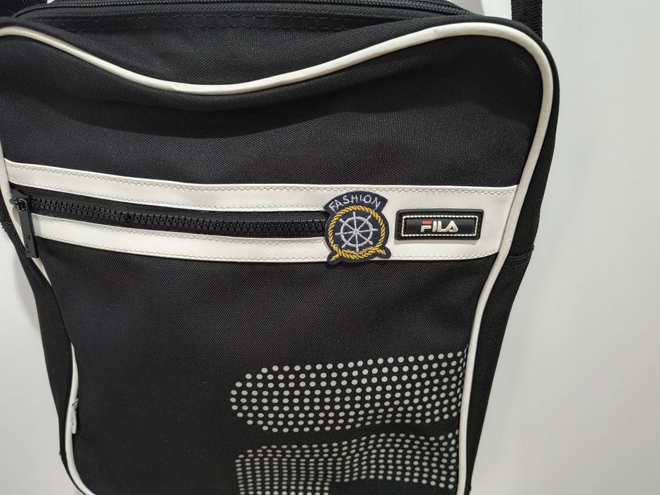 Geanta pânză tip poștaș Fila