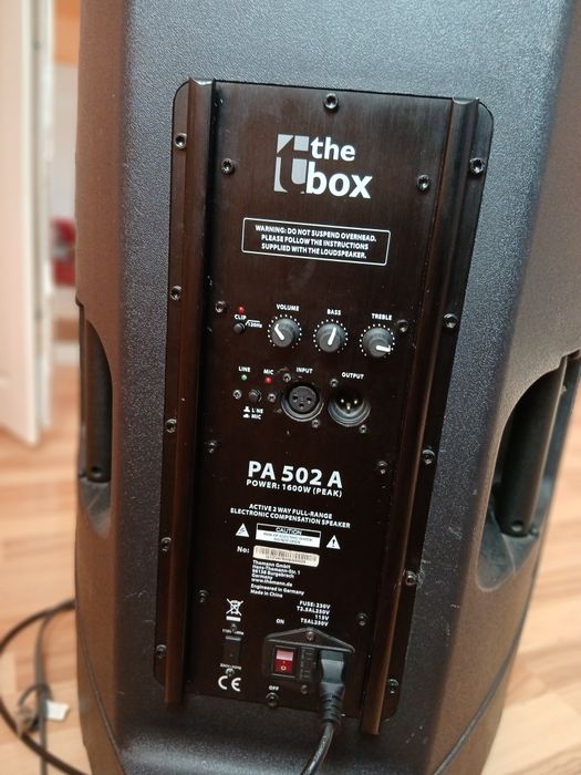 Boxă activă The Box PA 502 A – 1600W