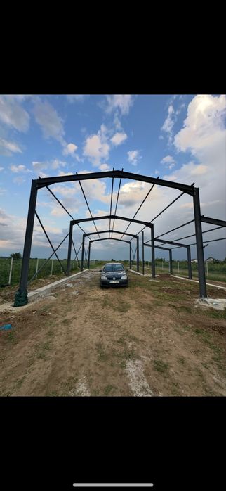 Vand teren intravilan 2000 mp, deschidere DJ602, constructie începuta