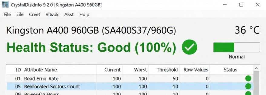 SSD kingston a400 960gb