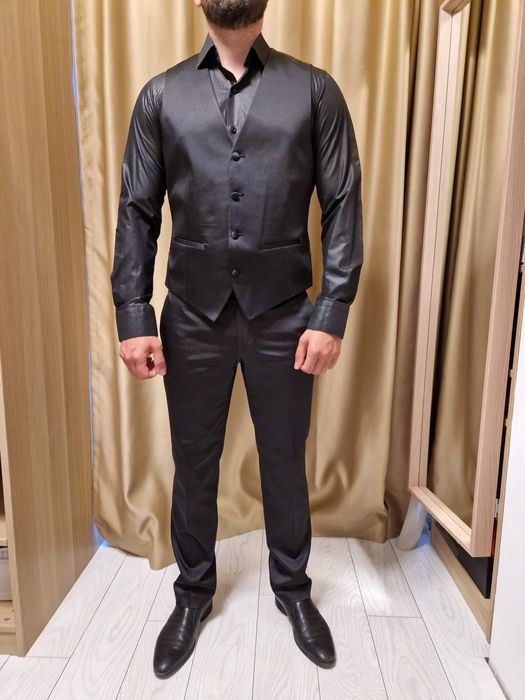 Мъжки черен смокинг