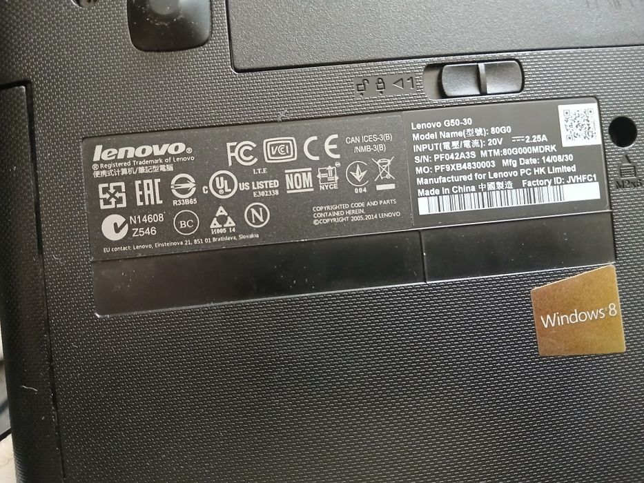 Ноутбук Lenovo G50-30