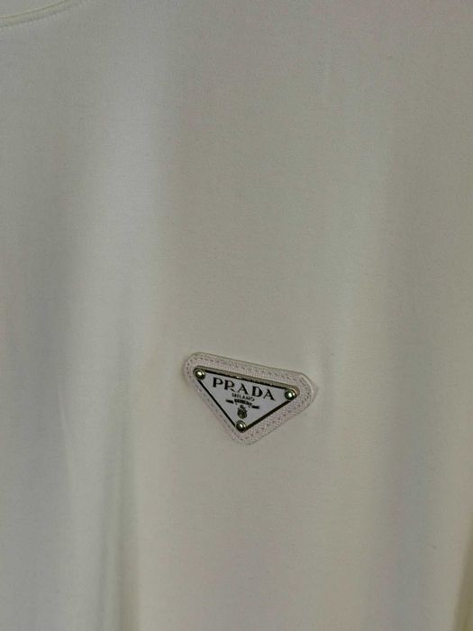 Tricou Prada alb marimea 2Xl