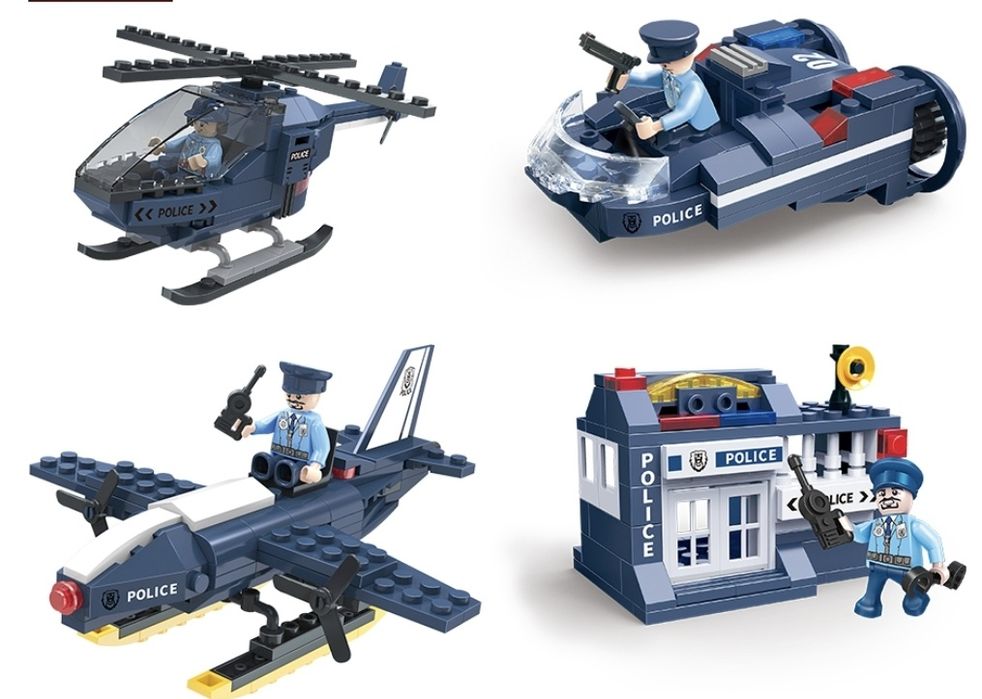 LEGO Set de constructie tip - Politia COGO 100 piese