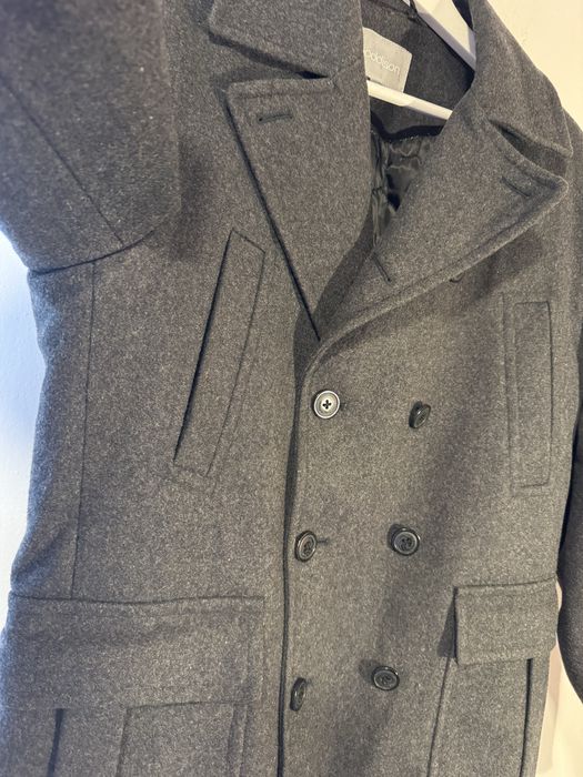 Palton barbat,gri,elegantMaddison, croi clasic – mărime L (etichetă M)