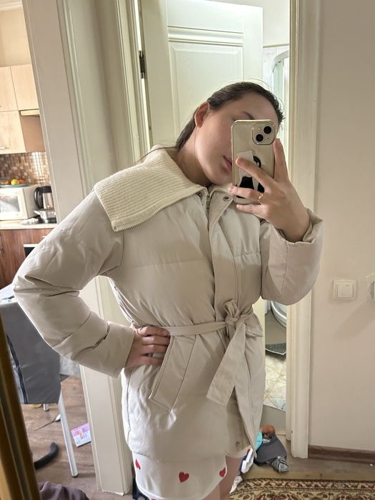 Белая  демисезонная