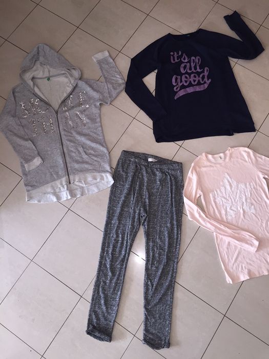 Яке Benetton;Зара-суитчърт;дъждобран,;сако,блуза,дънки-26./хс