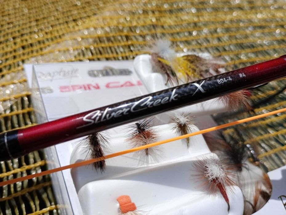 Kit complet, original pescuit la clean si pastrav cu musca clasa 3/4