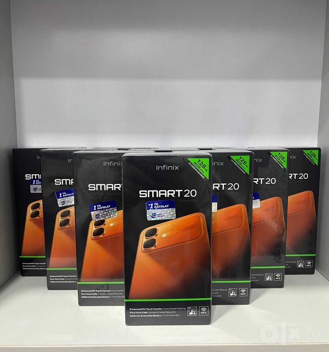 Infinix Smart 20 (4/64GB, 4/128GB) — OPTOM NARXDA DONAGA! 169$