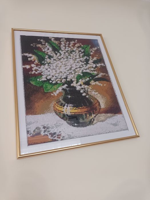 Tablou cu diamante, foarte  frumos, mare.40x50cm