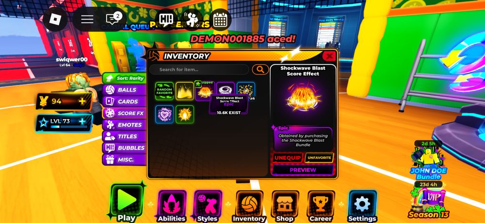 Аккаунт volleyball legends