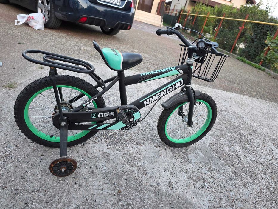 Bicicleta copii cu roti ajutatoare