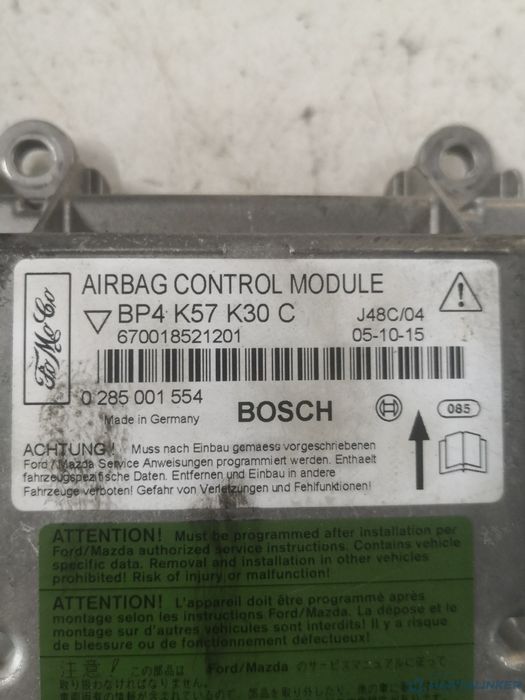 Calculator Airbag Mazda 3 [ 2005 - > ] Oem 0285001554