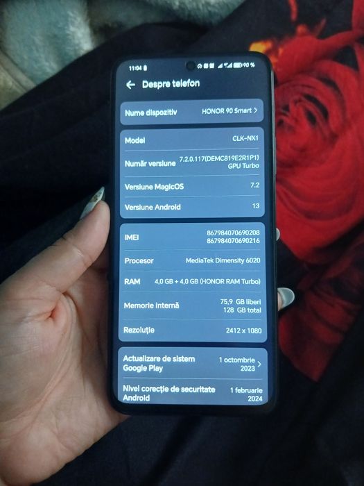 Vând honor 90 smart