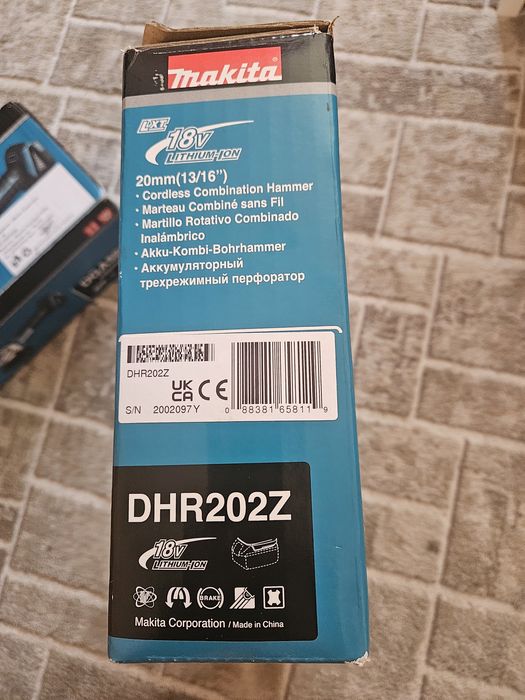 MAKITA DHR202Z 18 V оригинален акумулаторен перфоратор