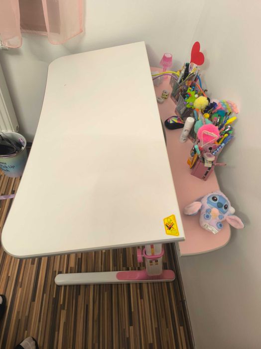 Birou și scaun reglabile, fete