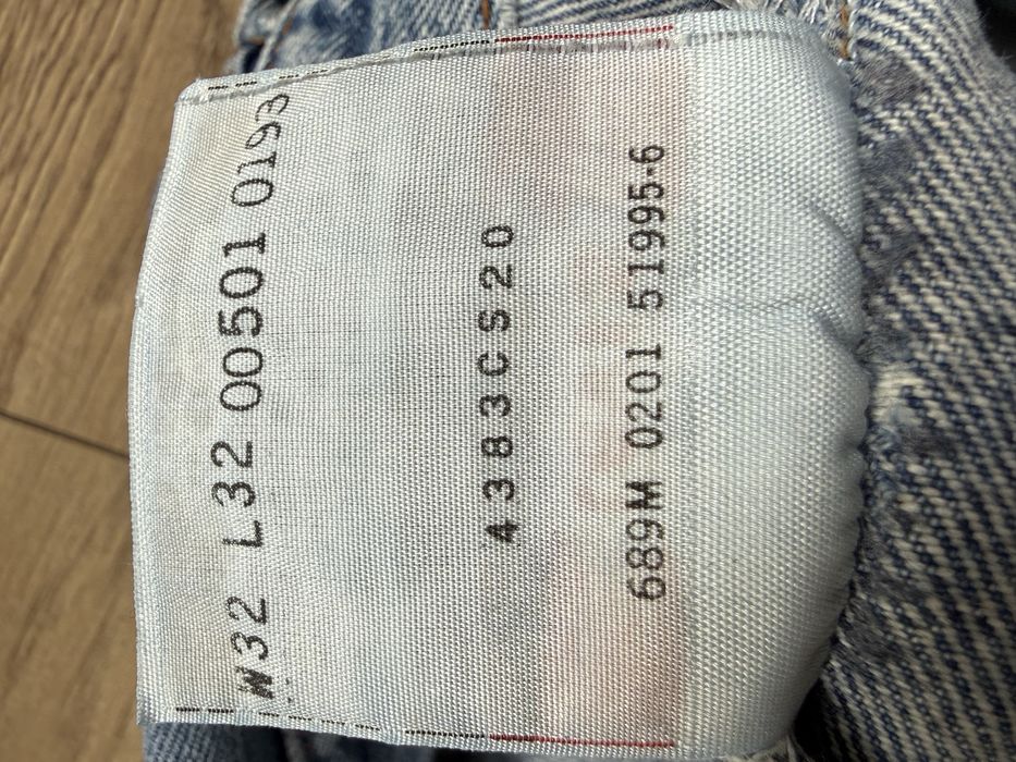 Blugi LEVIS 501 VIntage 1993 Barbati | Marime 32 x 32 (Talie 81 cm)