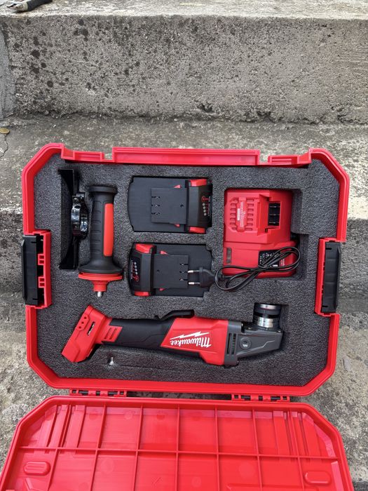 Комплект машини Bosch Professional + Milwaukee – гайковерт и ъглошлайфи